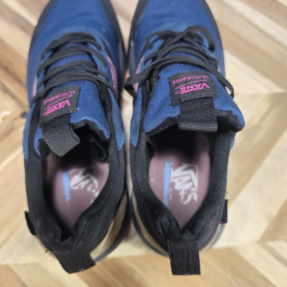 VANS UltraRange Gibraltar Sea Blue Ebony Blackβ Pink Mens Skate Shoes Size 10 - Picture 10 of 13